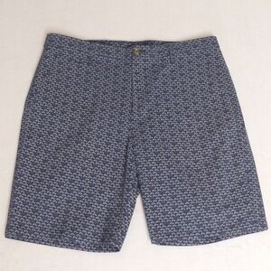 Johnnie O Performance Chino Golf Casual Shorts VW Beetle Bug AOP Men's 36